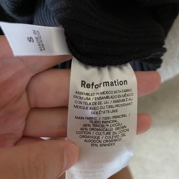 Reformation halter mock neck knit bodycon dress - Picture 7 of 7